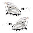 2005 Toyota Prius - 4-Piece Kit Driver and Passenger Side HID/Xenon Headlight, With bulb(s), OE Replacement,  Includes (2) Headlight and (2) Headlight Bulb