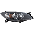 2008 Mazda 3 - 4-Piece Kit Driver and Passenger Side Halogen Headlight, With bulb(s), OE Replacement, Sedan, CAPA Certified  Includes (2) Headlight and (2) Headlight Bulb