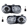 4-Piece Kit Halogen Headlights, With bulb(s), Includes (2) Headlight and (2) Headlight Bulb