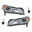 4-Piece Kit, Driver and Passenger Side HID/Xenon Headlight, With bulb(s), OE Replacement, Includes (2) Headlight and (2) Headlight Bulb