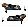 4-Piece Kit HID/Xenon Headlights, With bulb(s), Includes (2) Headlight and (2) Headlight Bulb, CAPA Certified