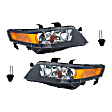 2006 Acura TSX - 4-Piece Kit Driver and Passenger Side HID/Xenon Headlight, With bulb(s), OE Replacement,  Includes (2) Headlight and (2) Headlight Bulb