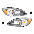 4-Piece Kit Halogen Headlights, With bulb(s), Includes (2) Headlight and (2) Headlight Bulb