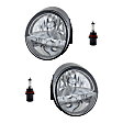 4-Piece Kit Halogen Headlights, With bulb(s), Includes (2) Headlight and (2) Headlight Bulb