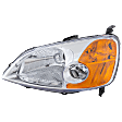 2001 Honda Civic - 4-Piece Kit Halogen Headlights, With bulb(s), Sedan, Includes (2) Headlight and (2) Headlight Bulb