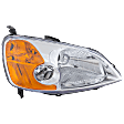 2001 Honda Civic - 4-Piece Kit Halogen Headlights, With bulb(s), Sedan, Includes (2) Headlight and (2) Headlight Bulb