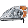 2003 Honda CR-V - 4-Piece Kit Driver and Passenger Side Halogen Headlight, With bulb(s), OE Replacement,  Includes (2) Headlight and (2) Headlight Bulb