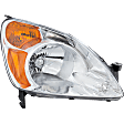 2003 Honda CR-V - 4-Piece Kit Driver and Passenger Side Halogen Headlight, With bulb(s), OE Replacement,  Includes (2) Headlight and (2) Headlight Bulb