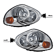 4-Piece Kit HID/Xenon Headlights, With bulb(s), Includes (2) Headlight and (2) Headlight Bulb
