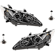 4-Piece Kit Halogen Headlights, With bulb(s), Includes (2) Headlight and (2) Headlight Bulb