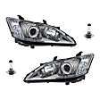 4-Piece Kit Halogen Headlights, With bulb(s), Includes (2) Headlight and (2) Headlight Bulb