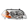 2-Piece Kit Halogen Headlights, With bulb(s), Includes (1) Headlight and (1) Headlight Bulb