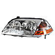 2-Piece Kit Halogen Headlights, With bulb(s), Includes (1) Headlight and (1) Headlight Bulb