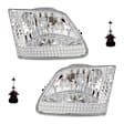 4-Piece Kit Halogen Headlights, With bulb(s), Includes (2) Headlight and (2) Headlight Bulb
