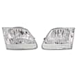 4-Piece Kit Halogen Headlights, With bulb(s), Includes (2) Headlight and (2) Headlight Bulb