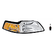 2-Piece Kit Halogen Headlights, With bulb(s), Includes (1) Headlight and (1) Headlight Bulb