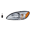 2-Piece Kit Halogen Headlights, With bulb(s), Includes (1) Headlight and (1) Headlight Bulb