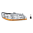 2-Piece Kit Halogen Headlights, With bulb(s), Includes (1) Headlight and (1) Headlight Bulb