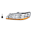 2-Piece Kit Halogen Headlights, With bulb(s), Includes (1) Headlight and (1) Headlight Bulb