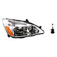 2-Piece Kit Halogen Headlights, With bulb(s), Includes (1) Headlight and (1) Headlight Bulb, CAPA Certified