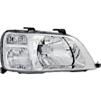 2-Piece Kit Halogen Headlights, With bulb(s), Includes (1) Headlight and (1) Headlight Bulb