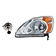 2-Piece Kit Halogen Headlights, With bulb(s), Includes (1) Headlight and (1) Headlight Bulb