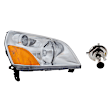 2-Piece Kit Halogen Headlights, With bulb(s), Includes (1) Headlight and (1) Headlight Bulb
