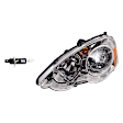 2-Piece Kit Halogen Headlights, With bulb(s), Coupe, Includes (1) Headlight and (1) Headlight Bulb
