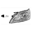 2-Piece Kit HID/Xenon Headlights, With bulb(s), Includes (1) Headlight and (1) Headlight Bulb