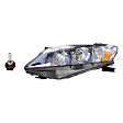 2-Piece Kit Halogen Headlights, With bulb(s), Includes (1) Headlight and (1) Headlight Bulb, CAPA Certified