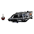 2-Piece Kit Halogen Headlights, With bulb(s), Includes (1) Headlight and (1) Headlight Bulb, CAPA Certified
