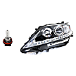 2-Piece Kit Halogen Headlights, With bulb(s), Includes (1) Headlight and (1) Headlight Bulb