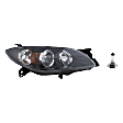 2008 Mazda 3 - 2-Piece Kit Driver and Passenger Side Halogen Headlight, With bulb(s), OE Replacement, Sedan,  Includes (1) Headlight and (1) Headlight Bulb
