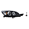 2008 Mazda 3 - 2-Piece Kit Driver and Passenger Side Halogen Headlight, With bulb(s), OE Replacement, Hatchback,  Includes (1) Headlight and (1) Headlight Bulb