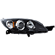 2008 Mazda 3 - 2-Piece Kit Driver and Passenger Side Halogen Headlight, With bulb(s), OE Replacement, Hatchback,  Includes (1) Headlight and (1) Headlight Bulb