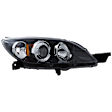 2-Piece Kit Halogen Headlights, With bulb(s), Hatchback, Includes (1) Headlight and (1) Headlight Bulb, CAPA Certified