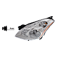 2-Piece Kit HID/Xenon Headlights, With bulb(s), Sedan, Includes (1) Headlight and (1) Headlight Bulb
