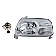 2-Piece Kit Halogen Headlights, With bulb(s), Includes (1) Headlight and (1) Headlight Bulb
