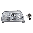 2-Piece Kit Halogen Headlights, With bulb(s), Includes (1) Headlight and (1) Headlight Bulb