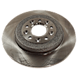 4-Wheel Set Front and Rear Brake Disc and Pad Kit, Plain Surface 5 Lugs Front-352.04 mm/Rear-329.95 mm Pro-Line Series, Includes (4) Disc and (2) Pad Set