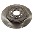 4-Wheel Set Front and Rear Brake Disc and Pad Kit, Plain Surface 5 Lugs Front-352.04 mm/Rear-329.95 mm Pro-Line Series, Includes (4) Disc and (2) Pad Set