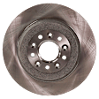 4-Wheel Set Front and Rear Brake Disc and Pad Kit, Plain Surface 5 Lugs Front-352.04 mm/Rear-329.95 mm Pro-Line Series, Includes (4) Disc and (2) Pad Set