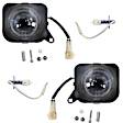 4-Piece Kit, Front, Driver and Passenger Side Halogen Fog Light, Without bulb(s), CAPA Certified, Includes (2) Fog Light and (2) Fog Light Bulb