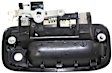 2001 Toyota Tacoma - 4-Piece Kit Front, Driver and Passenger Side Chrome Lever with Black Bezel Exterior Door Handle, With Key Hole, Standard Cab Pickup,  Includes (2) Exterior Door Handle and (2) Interior Door Handle