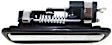 2001 Toyota Tacoma - 4-Piece Kit Front, Driver and Passenger Side Chrome Lever with Black Bezel Exterior Door Handle, With Key Hole, Standard Cab Pickup,  Includes (2) Exterior Door Handle and (2) Interior Door Handle