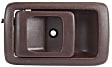 2001 Toyota Tacoma - 4-Piece Kit Front, Driver and Passenger Side Chrome Lever with Black Bezel Exterior Door Handle, With Key Hole, Standard Cab Pickup,  Includes (2) Exterior Door Handle and (2) Interior Door Handle