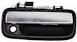 2001 Toyota Tacoma - 4-Piece Kit Front, Driver and Passenger Side Chrome Lever with Black Bezel Exterior Door Handle, With Key Hole, Standard Cab Pickup,  Includes (2) Exterior Door Handle and (2) Interior Door Handle