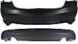 2-Piece Kit, Rear, Upper Primed Bumper Cover, Includes (1) Bumper Cover and (1) Valance