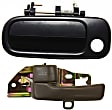 2-Piece Kit Front, Driver Side Exterior Door Handle Kit, Smooth Black, With Key Hole, Includes (1) Exterior Door Handle and (1) Interior Door Handle