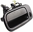 2-Piece Kit Front, Driver Side Exterior Door Handle Kit, Smooth Black, With Key Hole, Includes (1) Exterior Door Handle and (1) Interior Door Handle